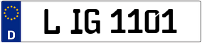 Truck License Plate